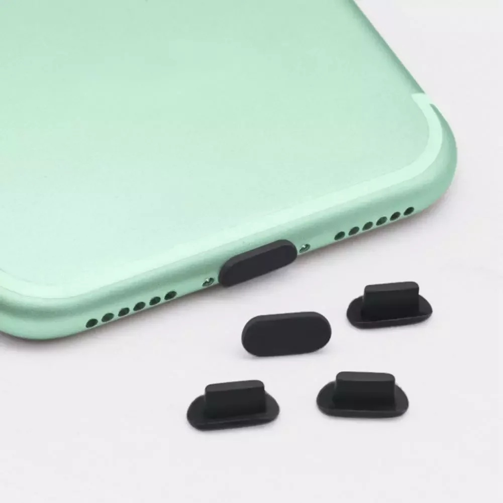 

Dust Plug for Apple IPhone Mobile Phone Silicone Dustproof Plugs Phone Charger Port Protectors with Free Box For IPhone 13 12Pro