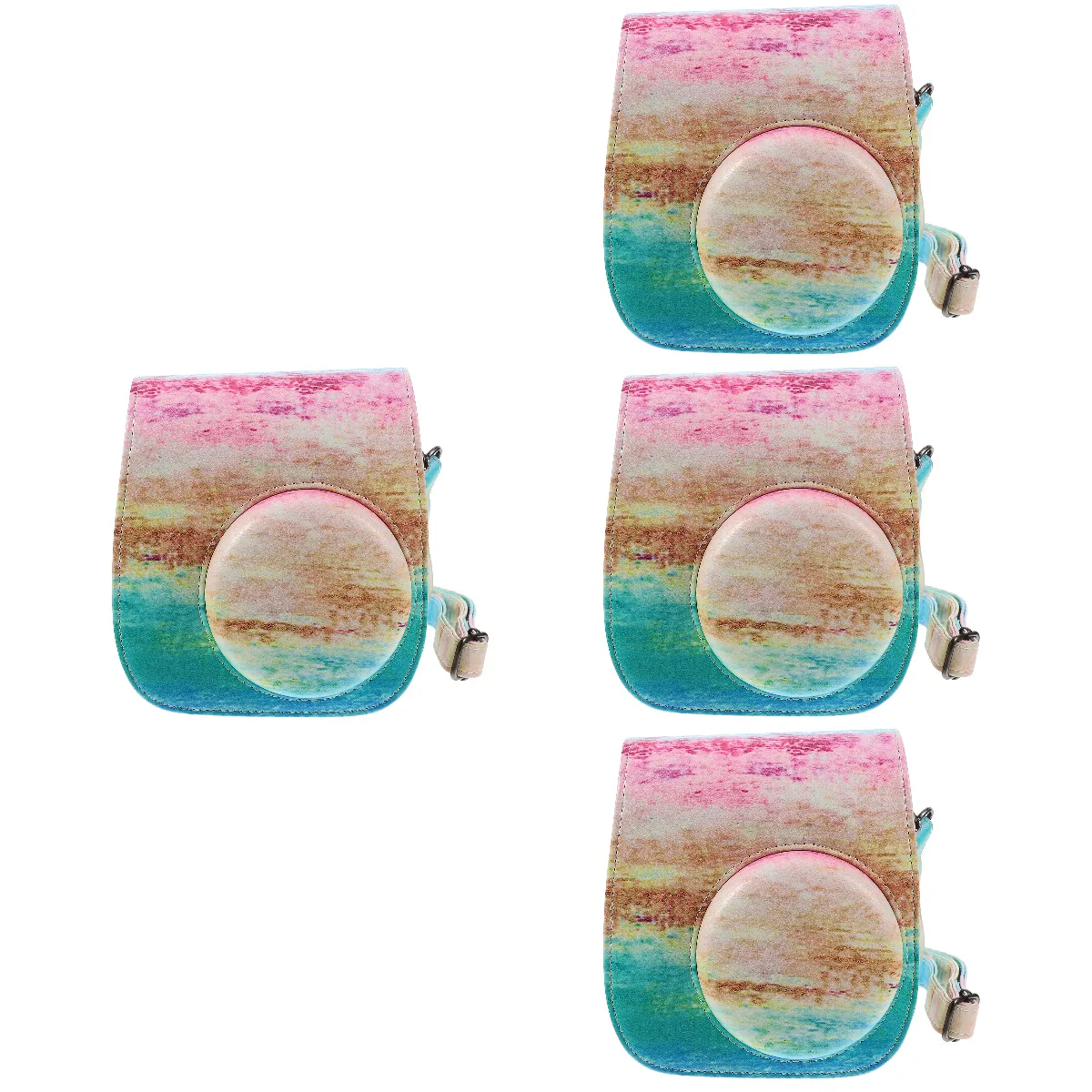 

4pcs Instant Camera Bag Adjustable Shoulder Strap Camera Case Compatible for Mini 11 Instant Camera