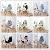 1piece elastic seat cover scandinavian armless shell kitchen restaurant wedding banquet leisure home stretch chair covers
