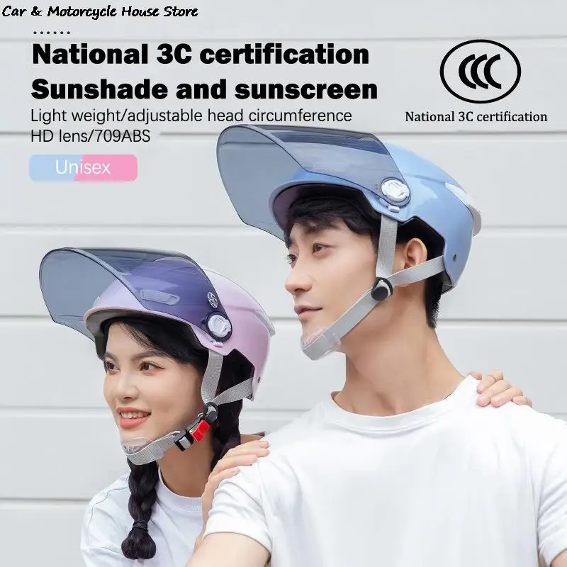 

Electric Vehicle Helmet Summer Motorcycle Helmets For Men Women Motorcycle Helmet Cycling Accessories For Scooters Electric Bike