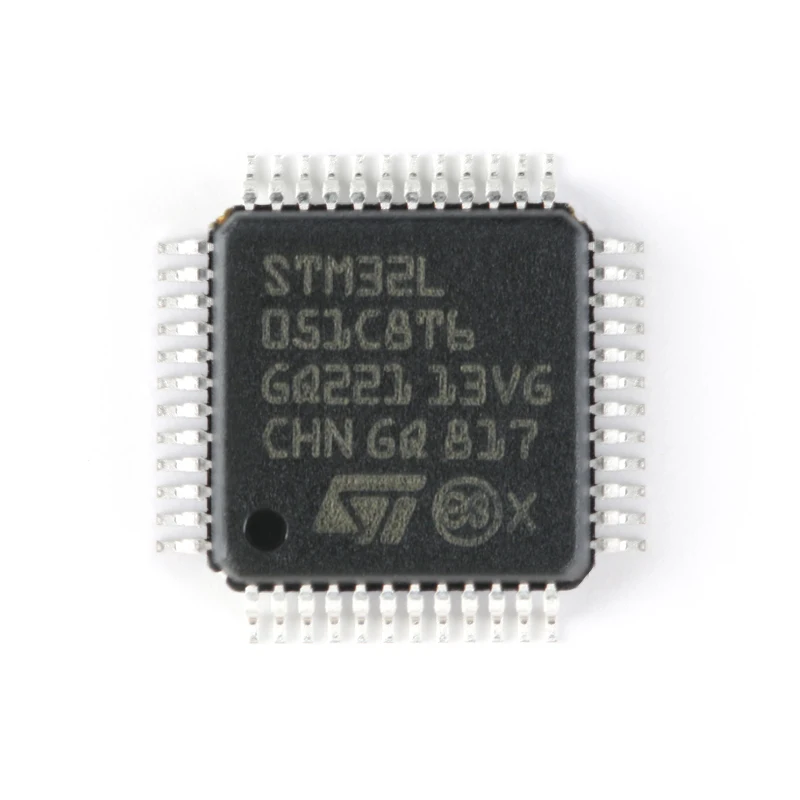 

10pcs/Lot STM32L051C8T6 LQFP-48 ARM Microcontrollers - MCU Ultra-low-power Arm Cortex-M0+ MCU 64 Kbytes of Flash 32 MHz CPU