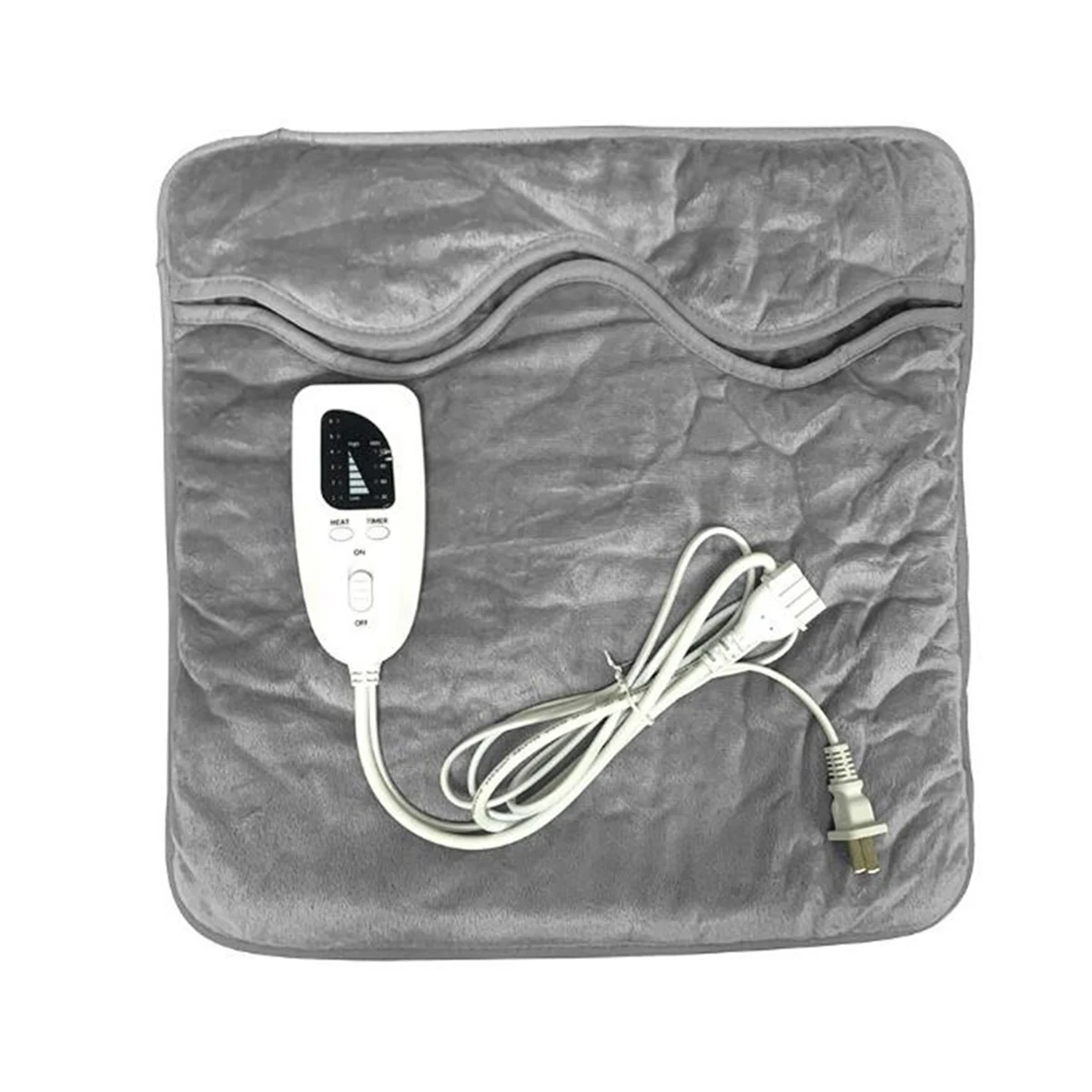 

220V Electric Foot Heating Pad Warmer Feet Shoes Warmer Electric Heat Slippers Warm Hairy Cushion for Feet EU Plug A