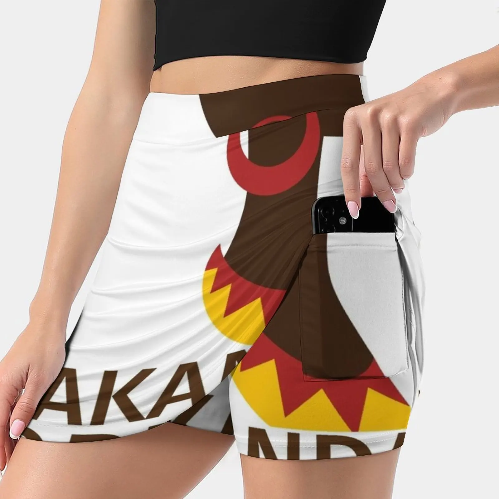 

Женская юбка Wakanda Forever, модная короткая юбка черного цвета, в стиле Талла, 70-х