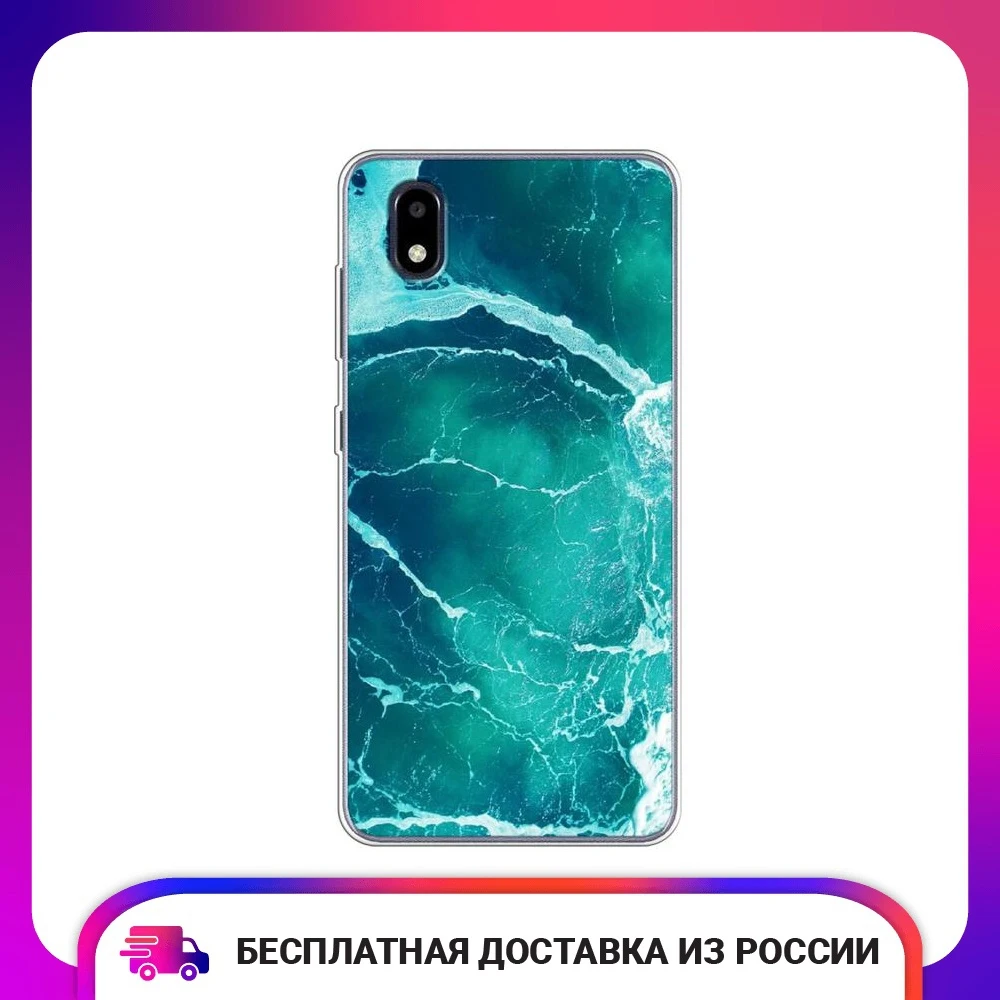 Чехол силиконовый для ZTE Blade A3 (2020) Изумрудный океан защитный тонкий мягкий
