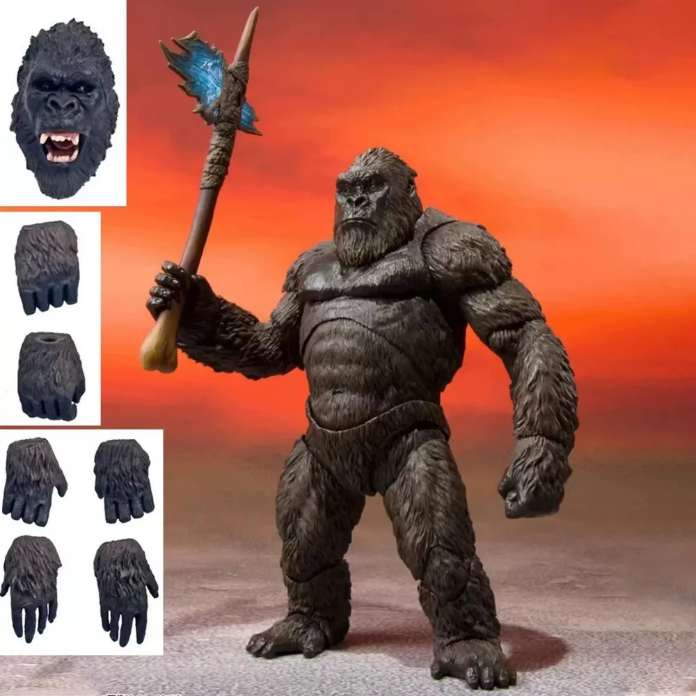 Механические фигурки King Kong Vs Godzilla настоящая периферия из фильма большая мягкая