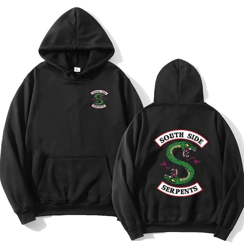 

Boys Girls Oversized Sweatshirt Pullover Hoodie South Side Snake Harajuku Riverdale Southside Boys Riverdale Hoodie Men's Women