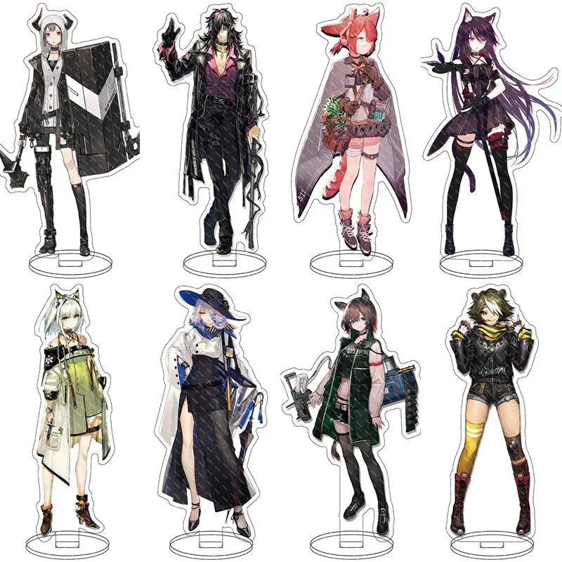

Anime Game Arknights Cartoon Figure Crownslayer Skull Shatterer W Acrylic Standing Model Statues Decoration Toy