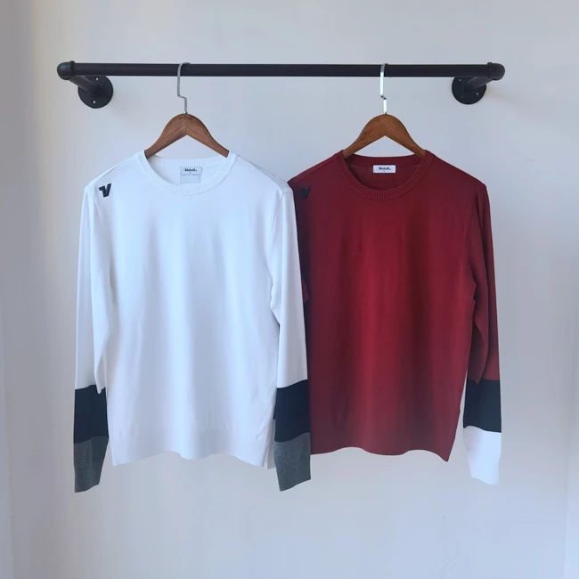 

Корейский Гольф Мужская Осенняя рубашка с низким вырезом эластичный удобный цветной блокирующий модный гольф свитер