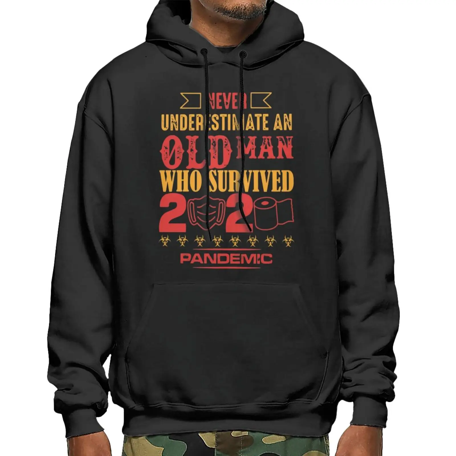 

Never Underestimate An Old Who Survived Hoodies Woman Sweatshirts Women's Hoodie Hoodie Harajuku Gothic Clothes Women's Hoodie