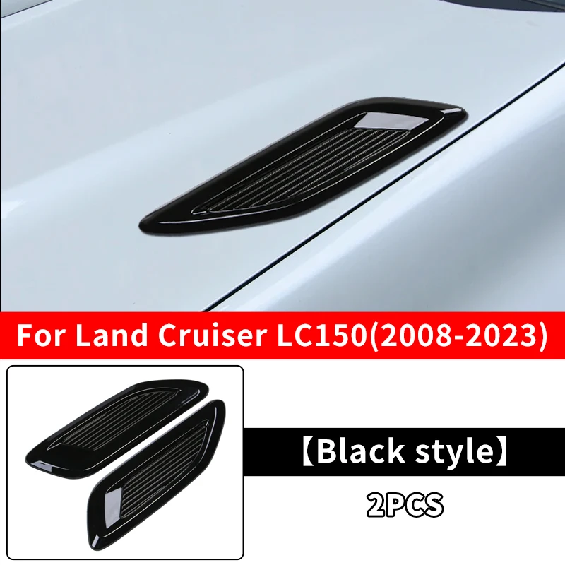

Для 2008-2023 Toyota Land Cruiser 200 Prado 150 Lc150 LC200 2021 2020 2019 2018 декоративные аксессуары крышка двигателя Воздушный впускной клапан Литье, Стайлинг, модернизация, Внешнее украшение 2017 2016 2015 2014
