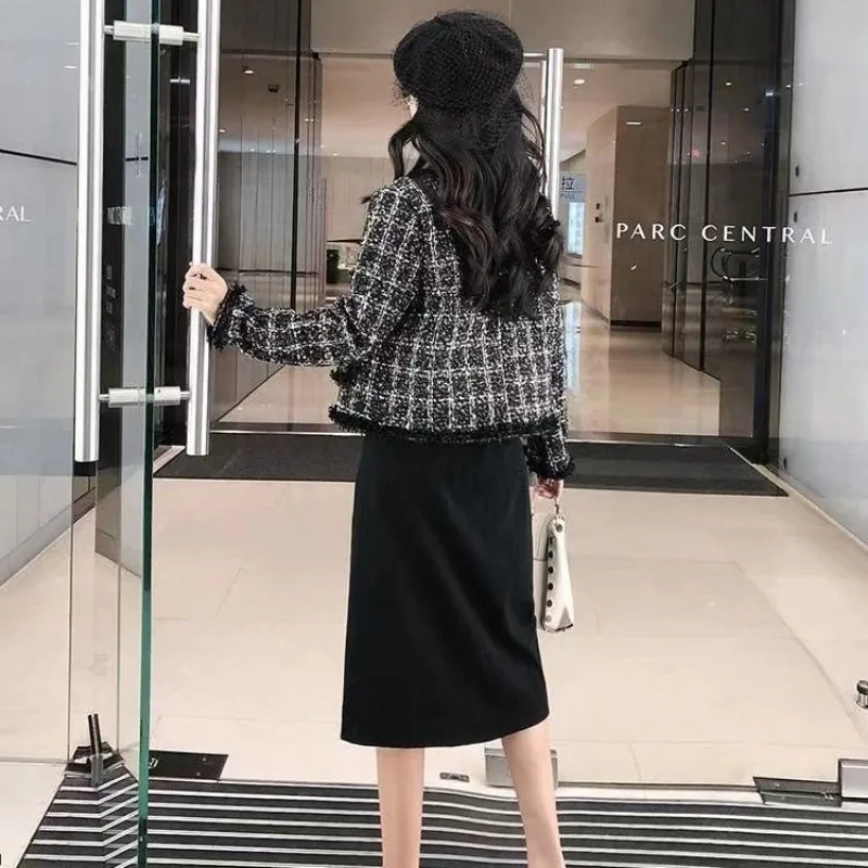 Женский твидовый пиджак