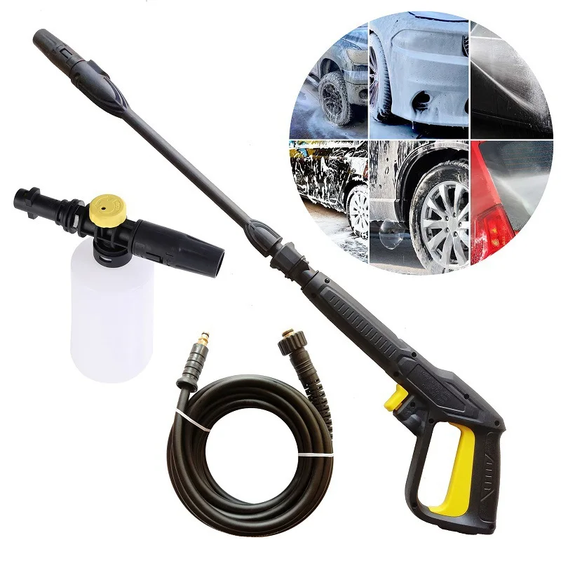 High Pressure Water Spray Gun Pistol 10m Hose Pipe Kit Car Washer Water Gun Hose for Karcher K2 Pressure Washers