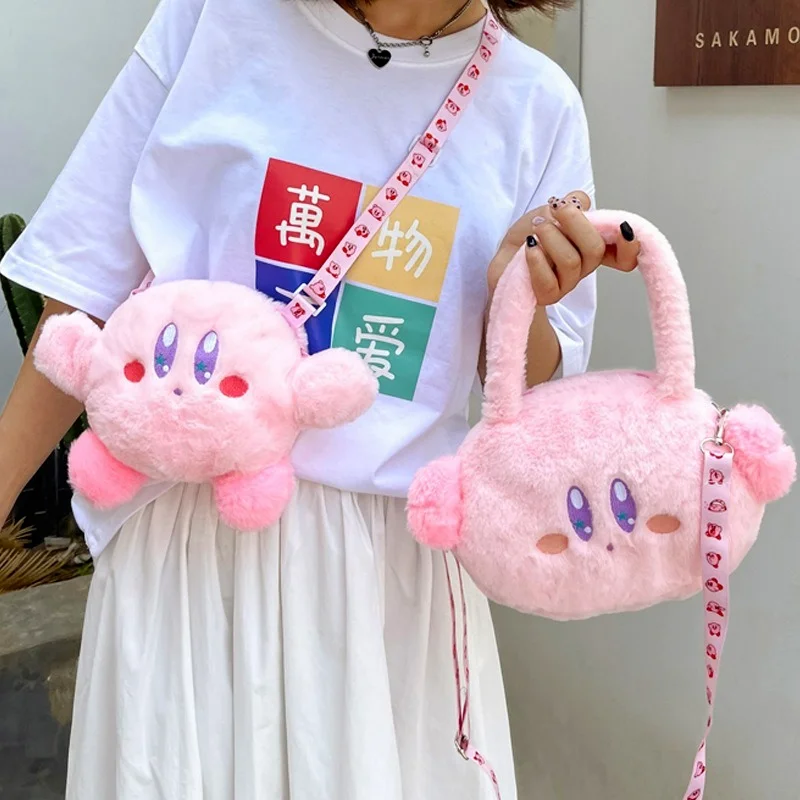 Kawaii Star Kirby Plush Toys Shoulder Messenger Bag Cartoon Pink Kirby Plush  Doll Handbags Crossbody Bag Birthday Gift For Girls - купить по выгодной  цене | AliExpress