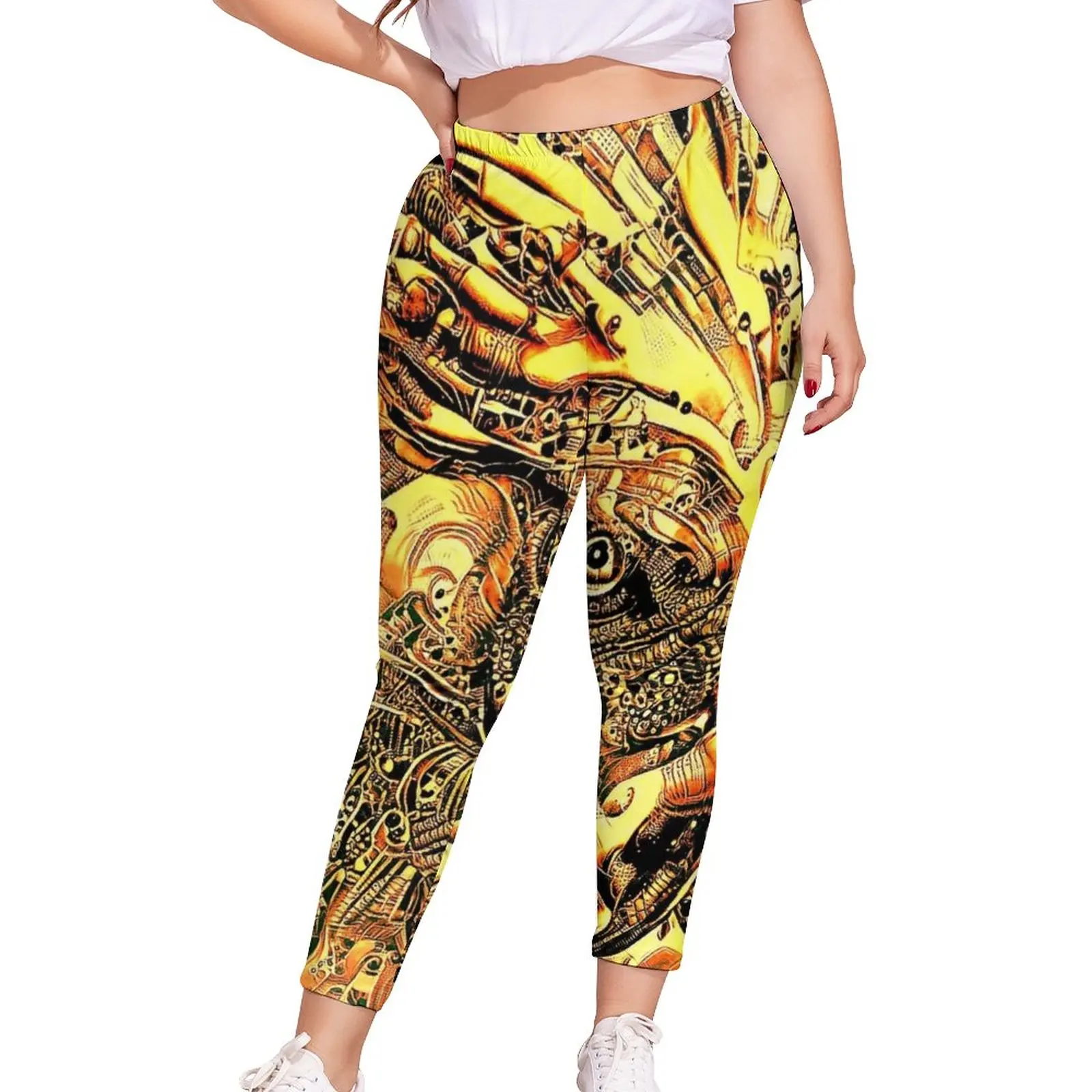 

Eagle Painting Leggings Abstract Cool Eagle Art Dropshipping Legging Petite Lady Oversize Gymnastic Pants