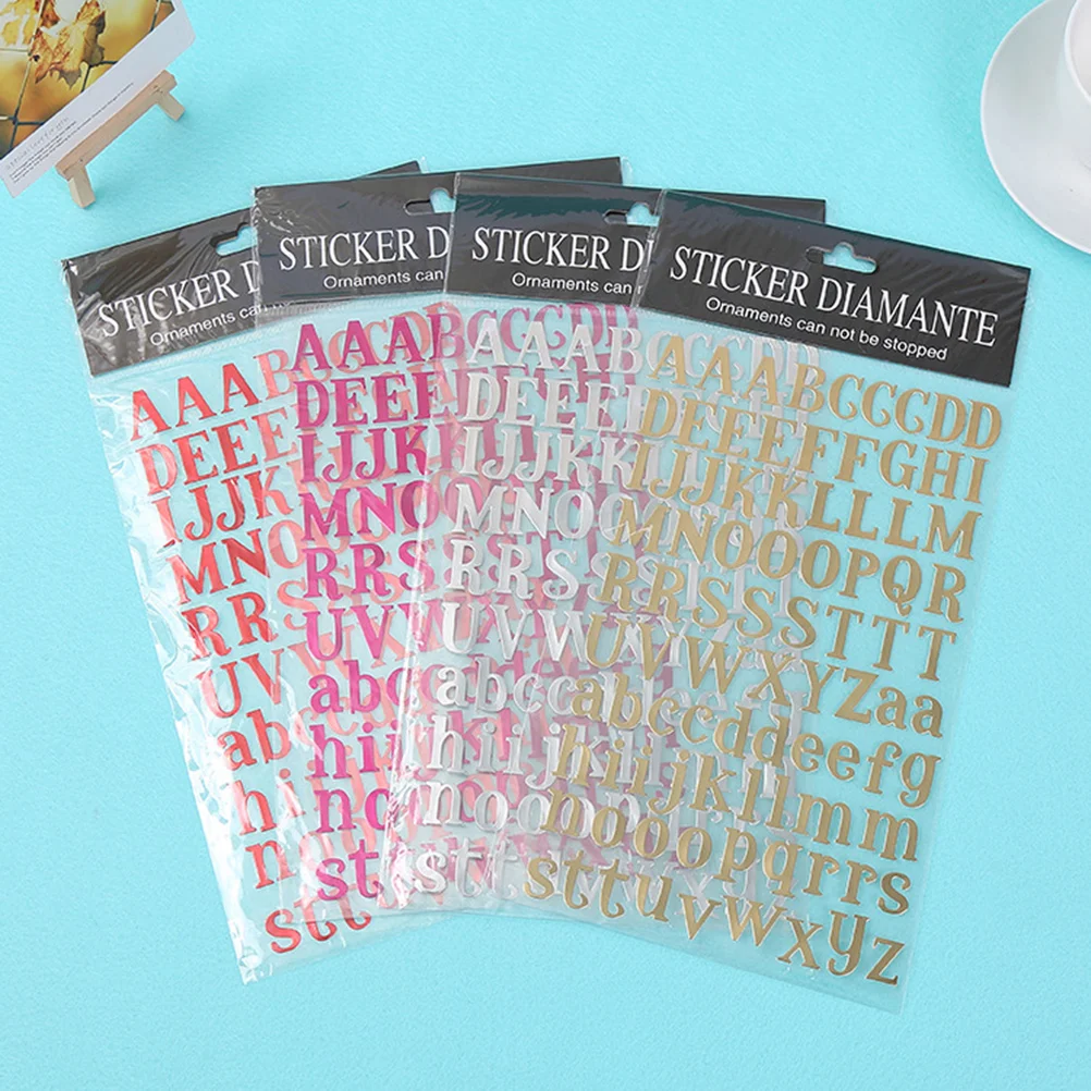 

Stickers Alphabet Letter Sticker Kids Adhesive Abc Diy Number Colorful Decorating Letters Scrapbooking Glitter Wall School