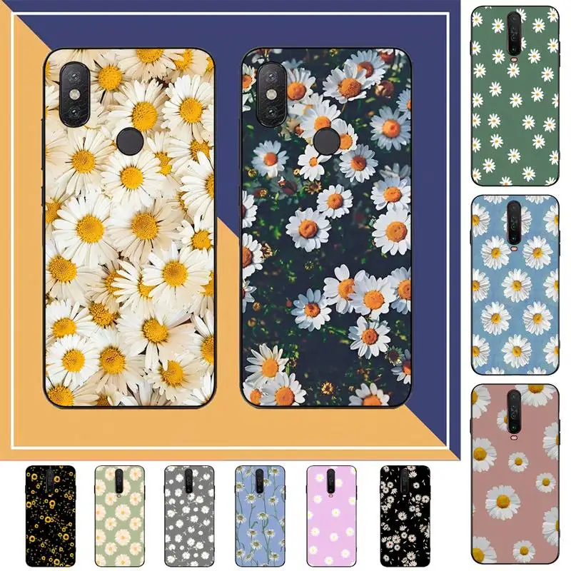 

Daisy Flowers Plants Phone Case for Redmi Note 8 7 9 4 6 pro max T X 5A 3 10 lite pro