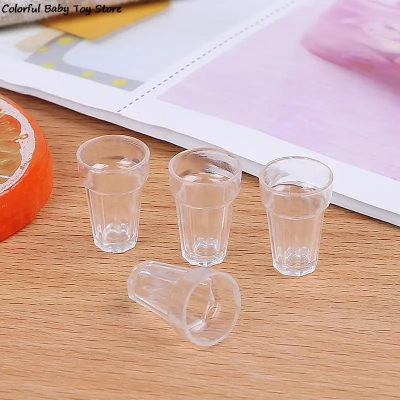 4 шт./лот прозрачное миниатюрное украшение для дома стеклянная модель 13 мм * 19