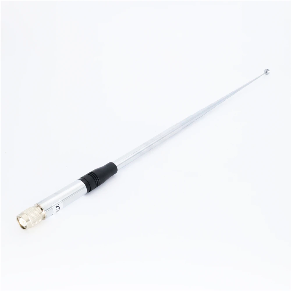 CB 27MHz TNC Antenna Connector 9 Inch To 51 Inch Telescopic Flexible Radio Handheld Antenna Radio Aerial P5V0 Practical Durable