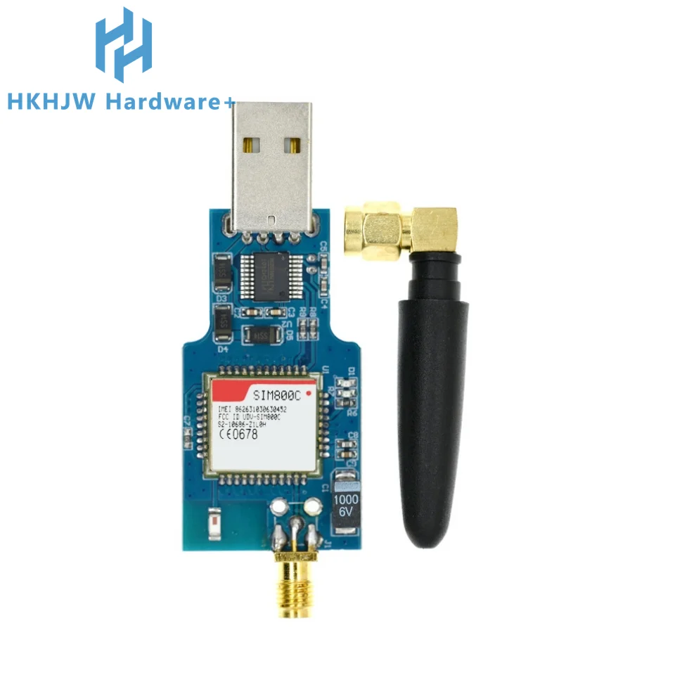 Четырёхдиапазонный модуль GSM GPRS SIM800 SIM800C с USB на для беспроводных Bluetooth