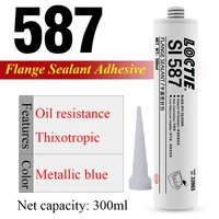 300ml loctite si587 thixotropic silicone gel cream glue 587 flat sealant flange sealing adhesive