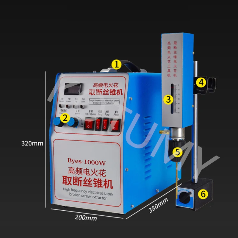 Перфоратор для разряда портативный метчик разрушения винта электромеханический