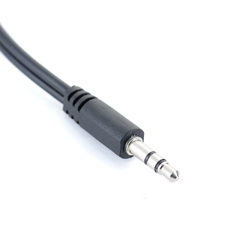 3.5 Mm Headphone PVC Cable Durable Speaker Portable Connector Splitter 2 IN 1 Lightweight Male To Double Female