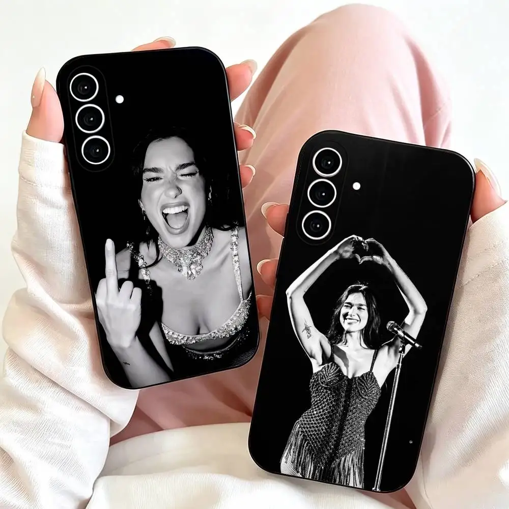 Фото Чехол для телефона D-Dua M-Lipas Singer, черный, силиконовый, мягкий, для Samsung Galaxy A73, A72, A71, A70, A53, A52, A51 №1