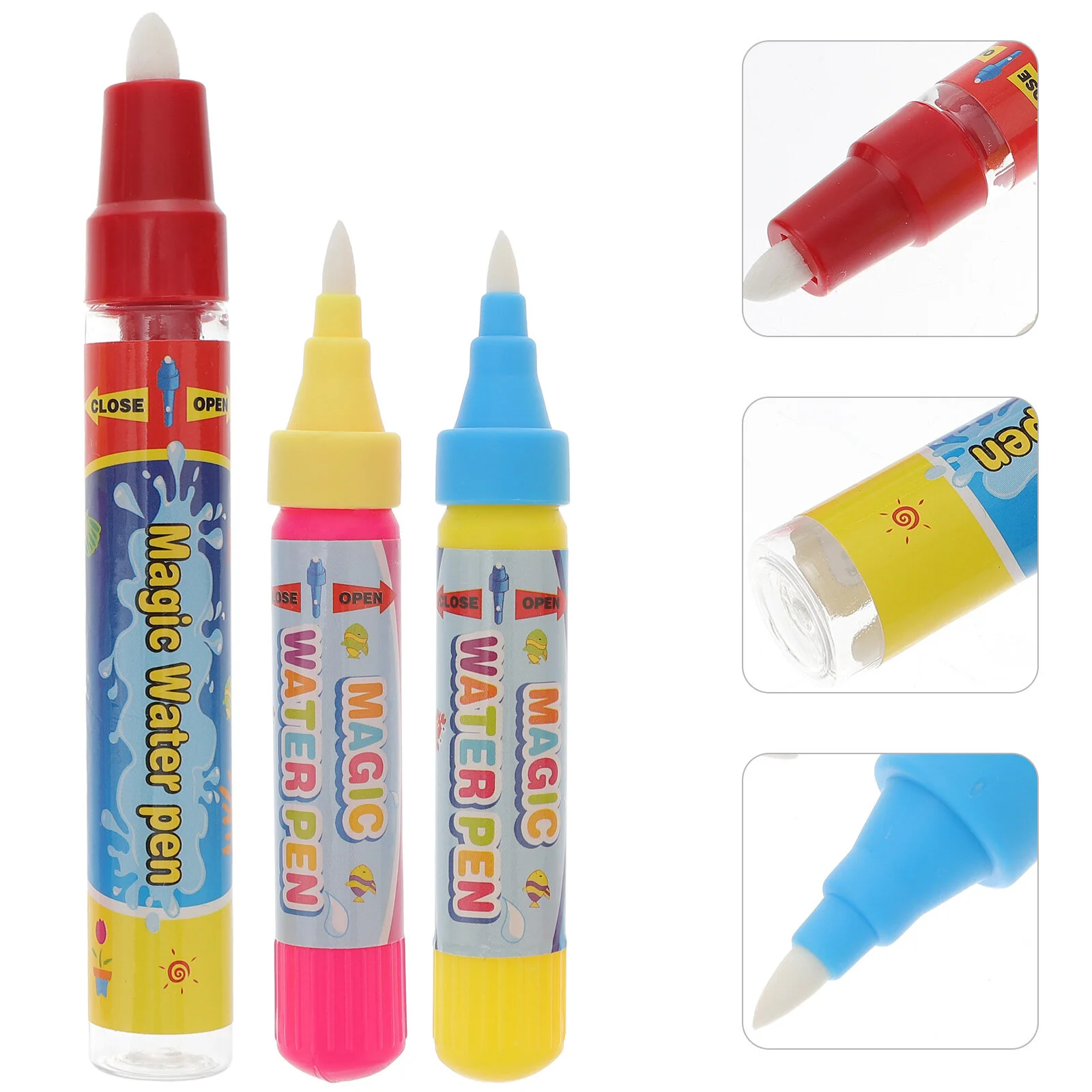 

Water Based Painting Pen 6Pcs Markers And Markers For Kids Water Brushes Environmental Protection Painting Cloth Pen for