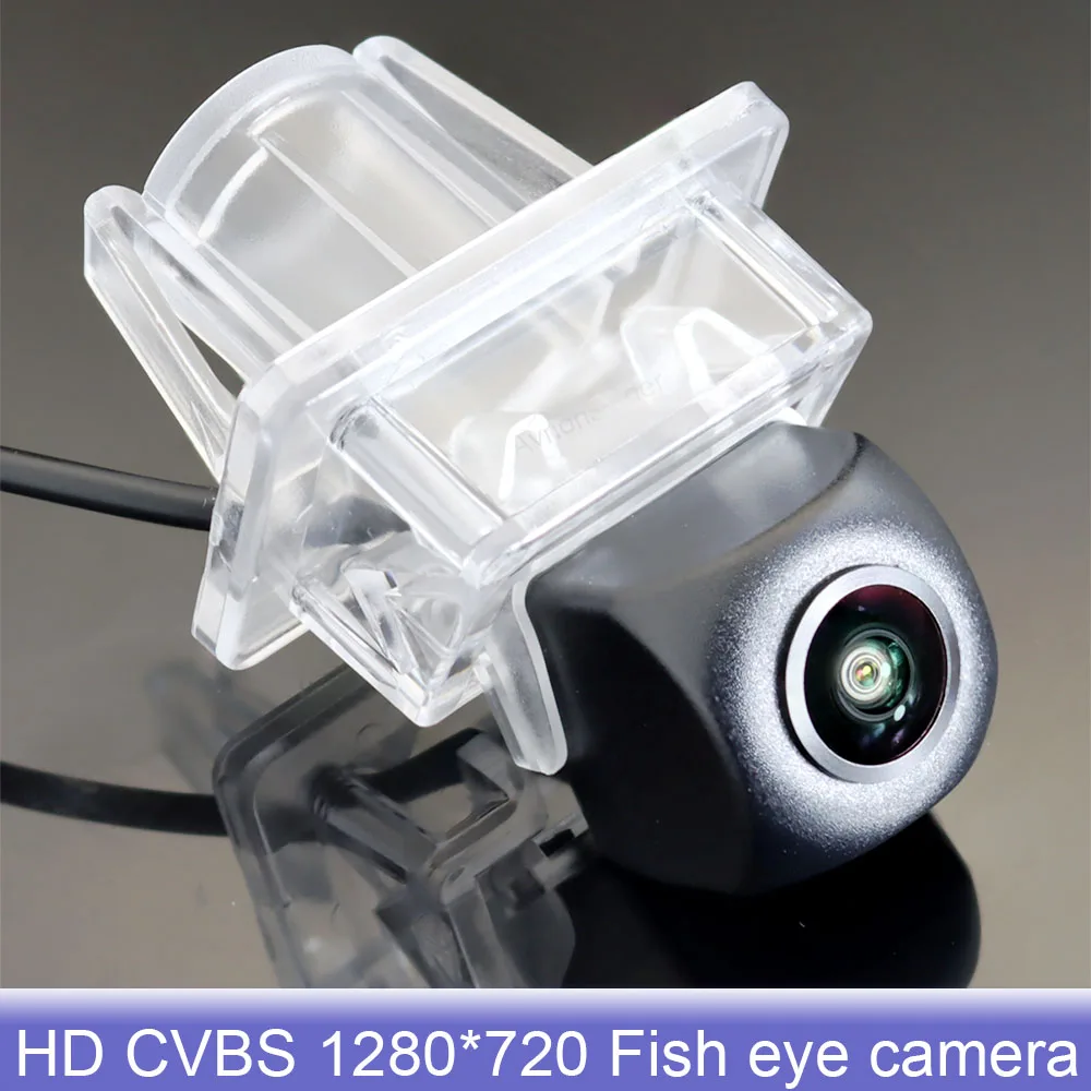 Для Mercedes Benz C Class W204 C180 C200 C280 C300 C350 C63 2007 ~ 2014 Автомобильная камера заднего вида FishEye