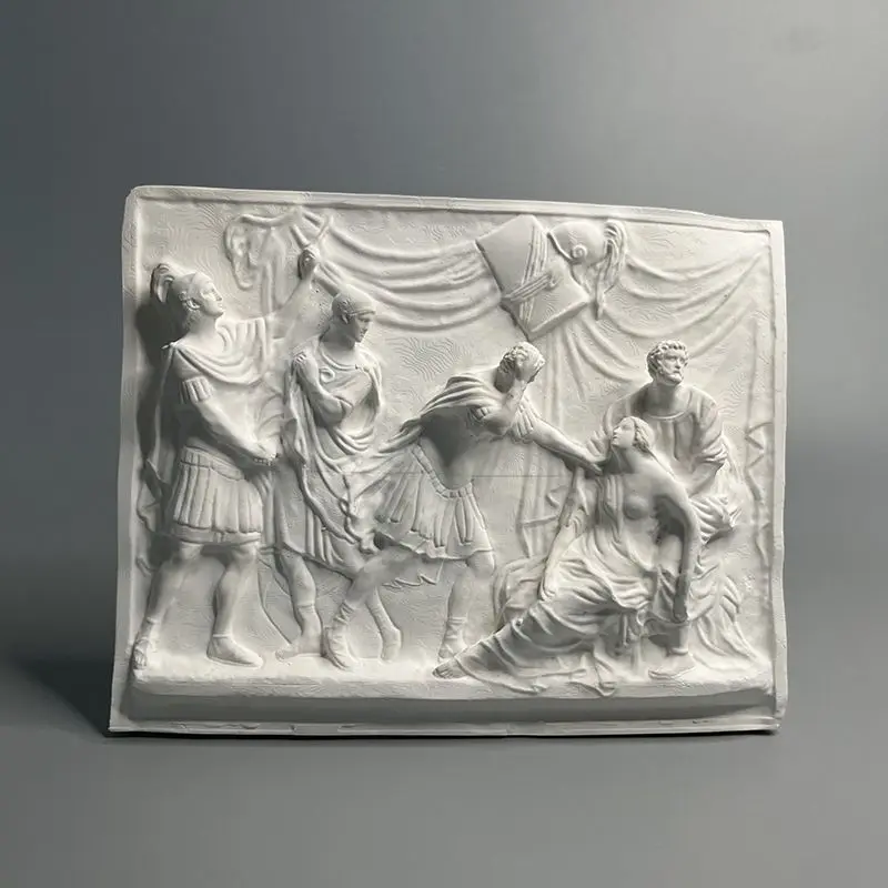 

Портретная Статуэтка с римскими иероглифами в стиле ретро, гипсовая скульптура, статуэтки, портретные художественные украшения, декор для ...