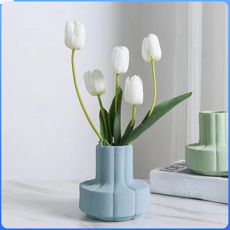 

Ins style Vase Vase style Creative ceramic simple living room flower arrangement vase decoration Home vase decoration home
