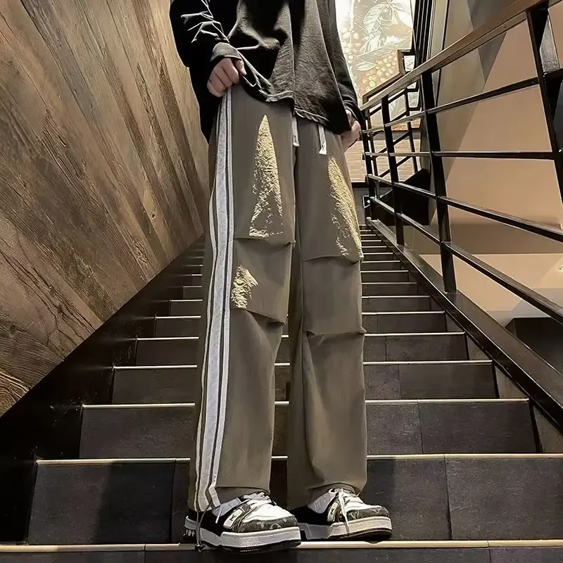 Повседневные брюки в американском стиле новинка 2023 осенние модные свободные