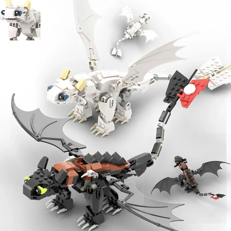 Строительные блоки MOC для детей с героями фильмов тематические строительные
