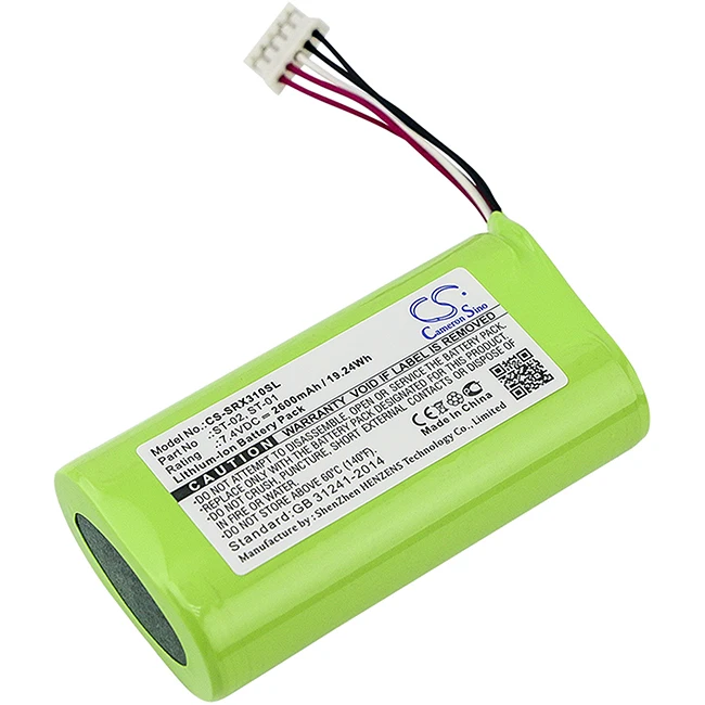 

Cameron sino 2600 мАч аккумулятор для Sony ST-01 SRS-X3 SRS-XB2 SRS-XB20