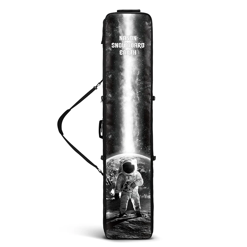 

JETSHARK PVC mesh material Multifunction padded carry ski travel bag snowboard bag With Wheels roller