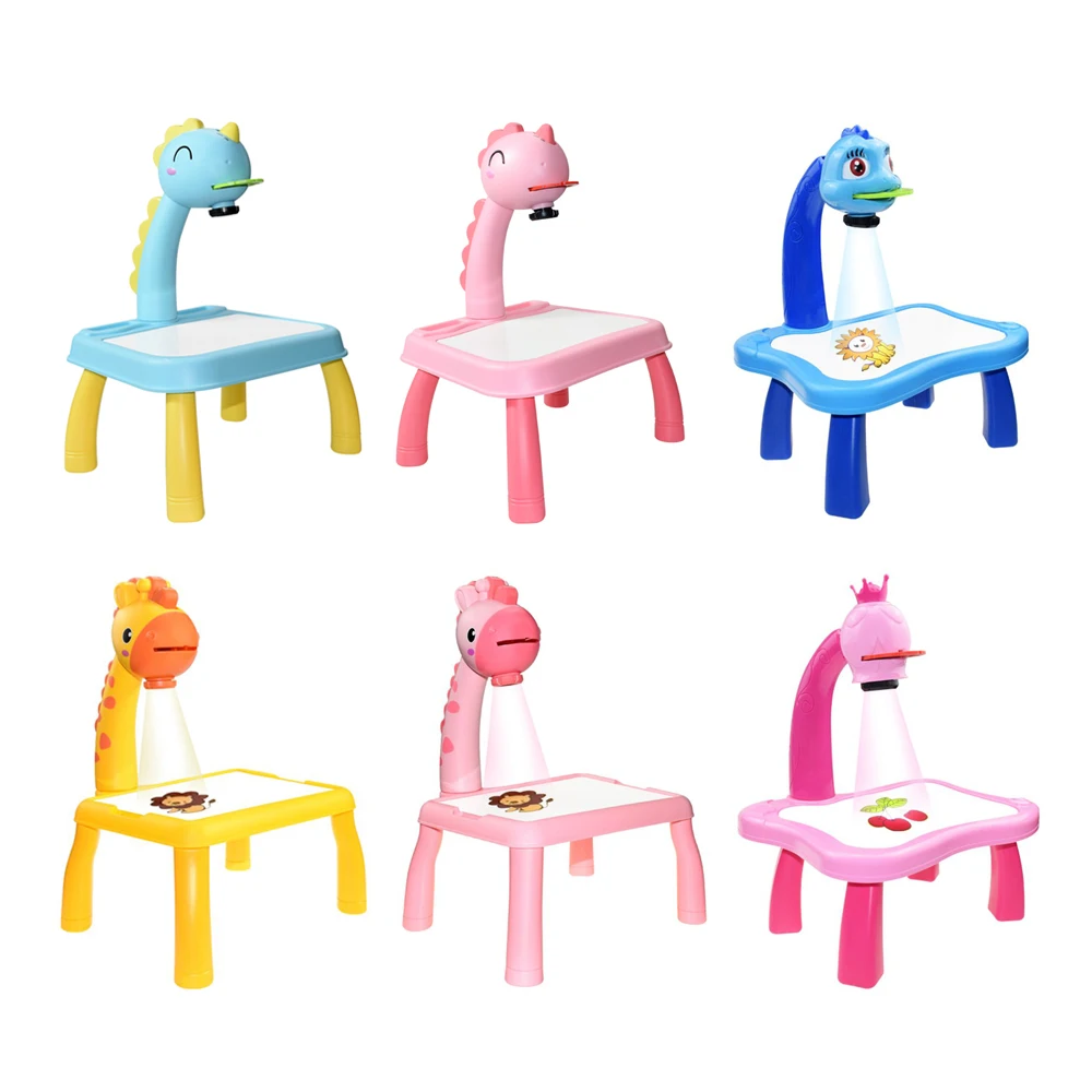 Детский проектор стол для рисования доска письма искусства ремесла обучающая