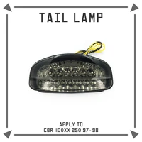 led brake tail light turn signal blinker for honda cb250 600 hornet cbr1100xx 98 03