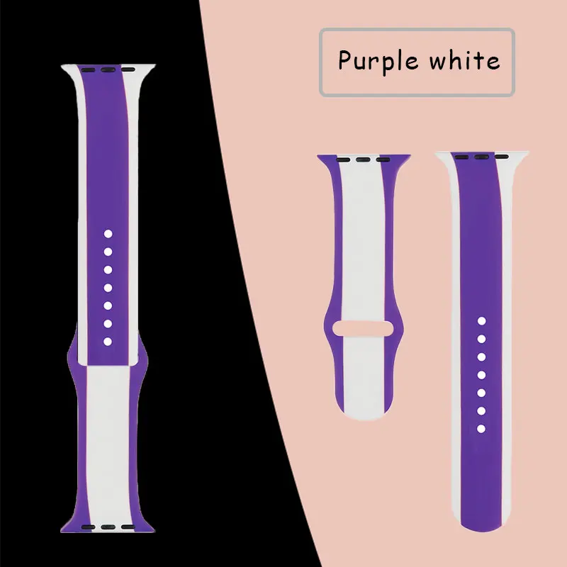 Cartoon Printing Strap For Apple Watch Band 49mm 40mm 42mm 38mm Silicone Wrist 44mm 45mm 41mm Correa iWatch 8 7 6 5 4 3 SE Ultra