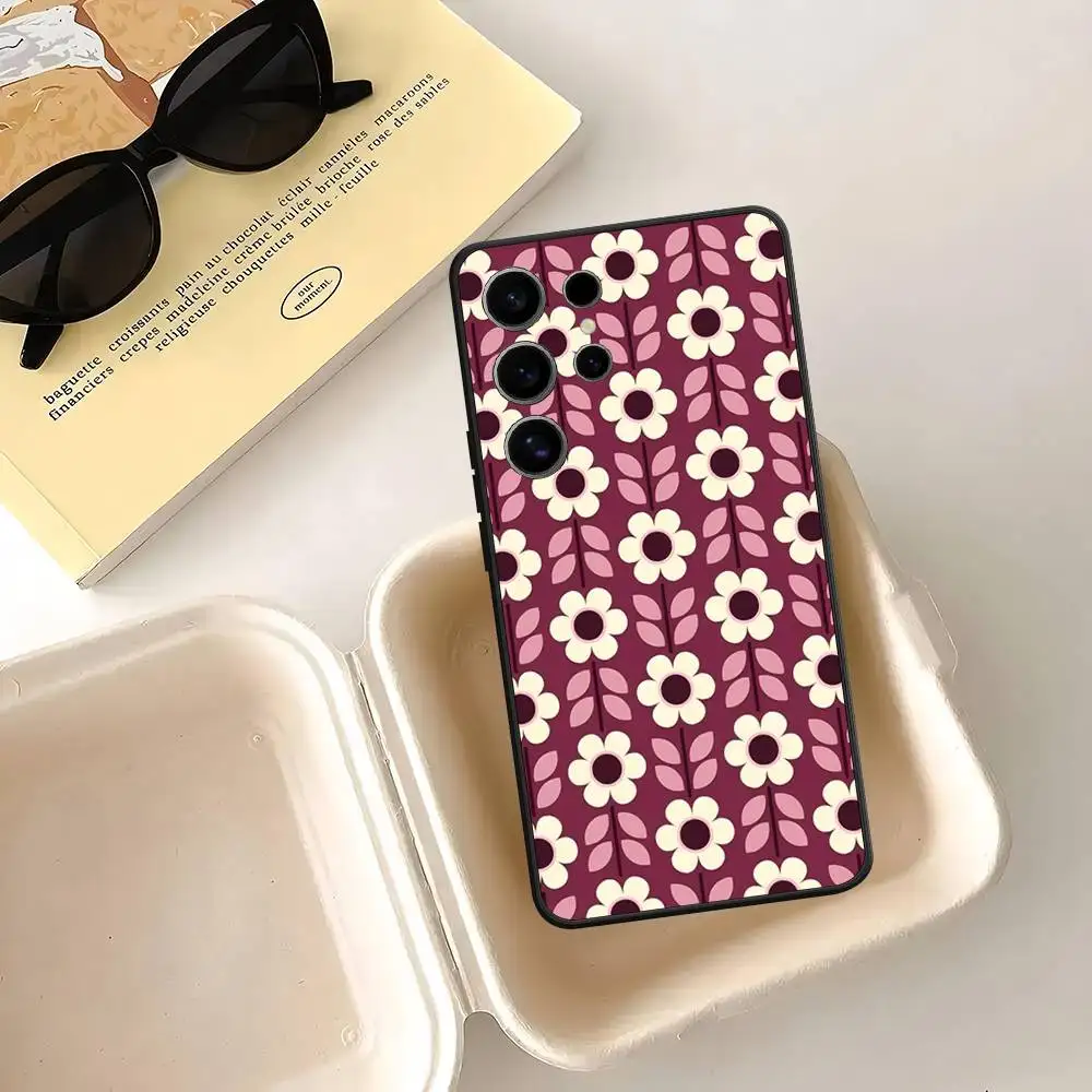 Фото Чехол Flower Multi Stem Orla Kiely Folio для Samsung Galaxy Case S25 S23 S22 S21 S30 S20 S10 Ultra Plus FE Мягкий чехол из ТПУ №5