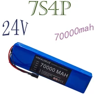 24v 70ah large capacity battery pack 7s4p 29 4v bms original electric bicycle wheelchair scooter lithium battery pack charger