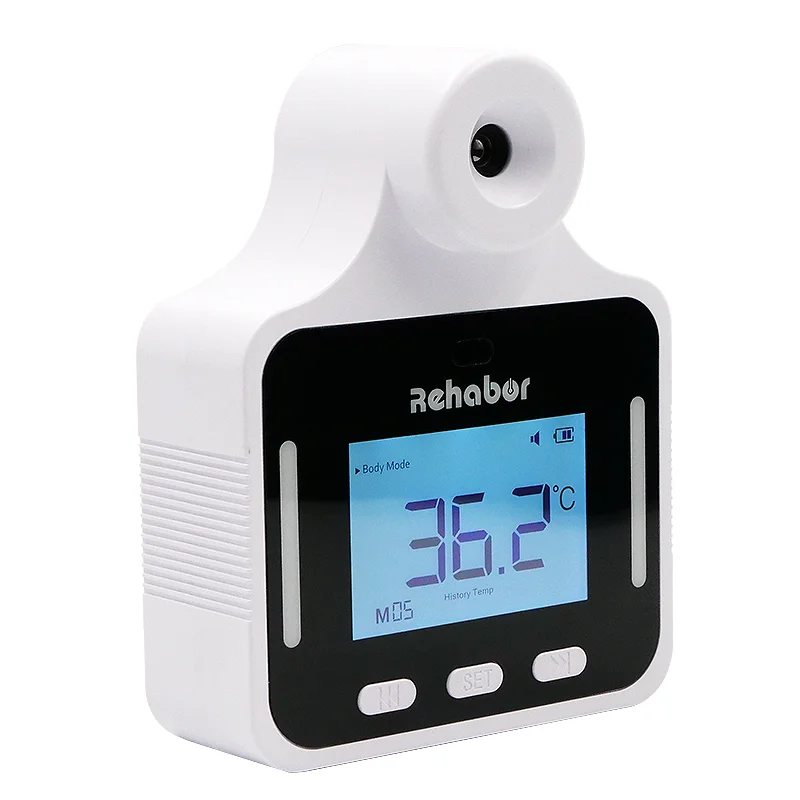 

2021 New KF150 Outdoor Long Distance Measuring 12 Languages Wall Mount Thermometer Connect Computer With Voice Broadcast M