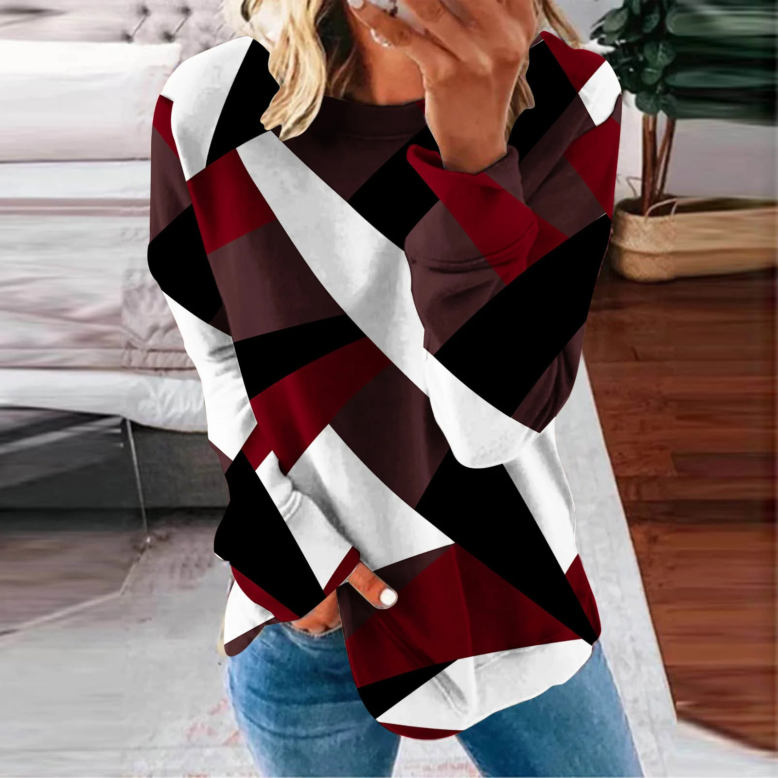 

Женский пуловер с аниме цифровым принтом, Женская толстовка с круглым вырезом и длинным рукавом, повседневное пальто, свитшот, толстовки оверсайз