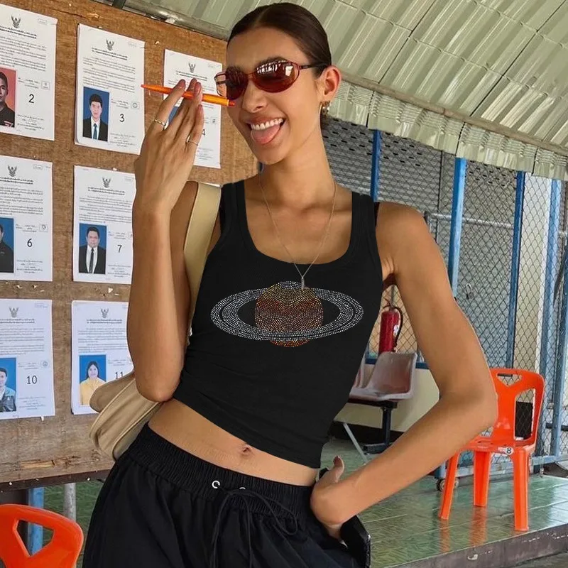 Женский жилет-спагетти без рукавов качественные вязаные майки с U-образным