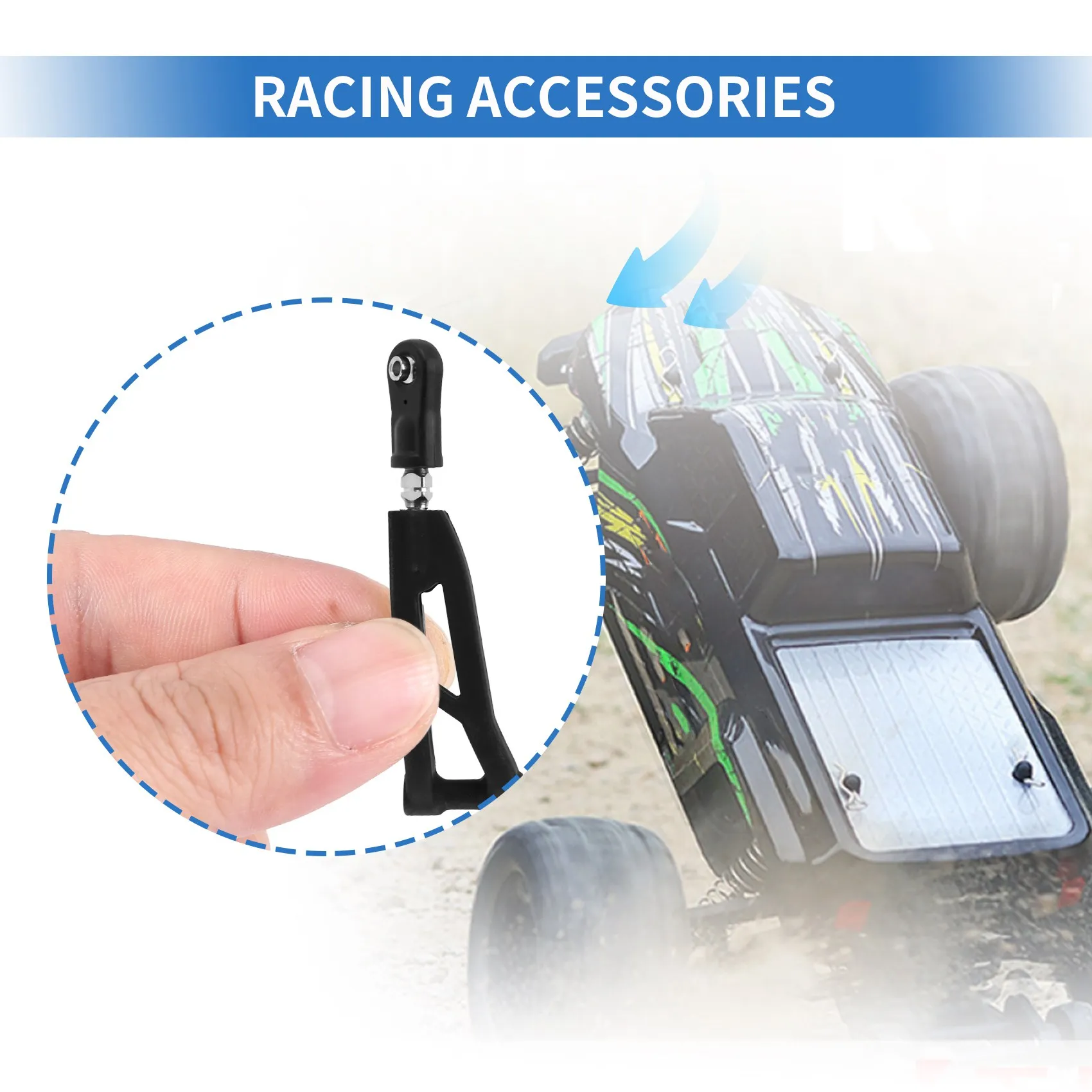 Фото Передняя верхняя подвеска FBIL-8019 для радиоуправляемых моделей Zd Racing 1/8 (9116, 9020, 9072, 9071, 9203, 08421, 08425, 08426, 08427, 08428) №1