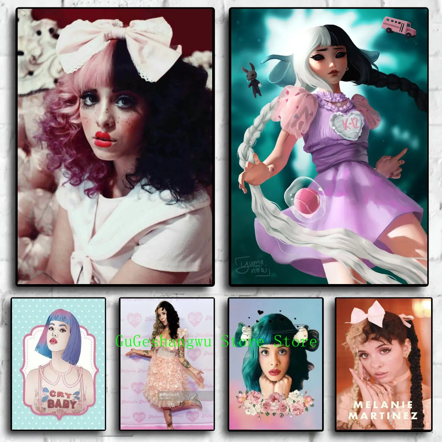 

melanie martinez singer Canvas Art Poster and Wall Art Picture Print Modern Family bedroom Decor Posters