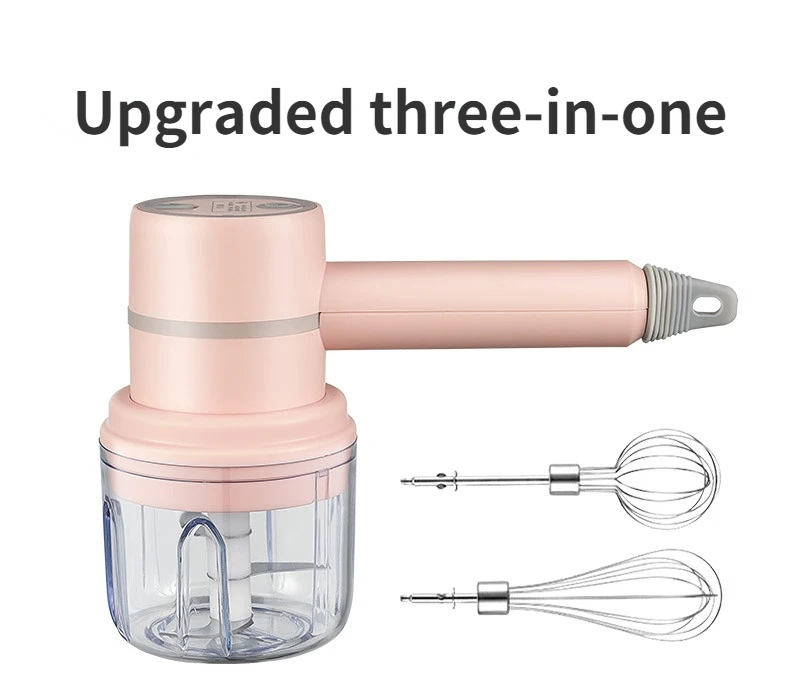 

Электрический блендер для взбивания яиц, миниатюрный портативный ручной миксер, беспроводной автоматический блендер, измельчитель чеснок...