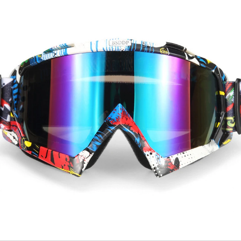 Anti Dust Motorcycle Goggles Skiing Eyewear Cycling Off Road Helmets Ski Sport Dirt Bike Racing Glasses Outdoor Sunglasses Sport