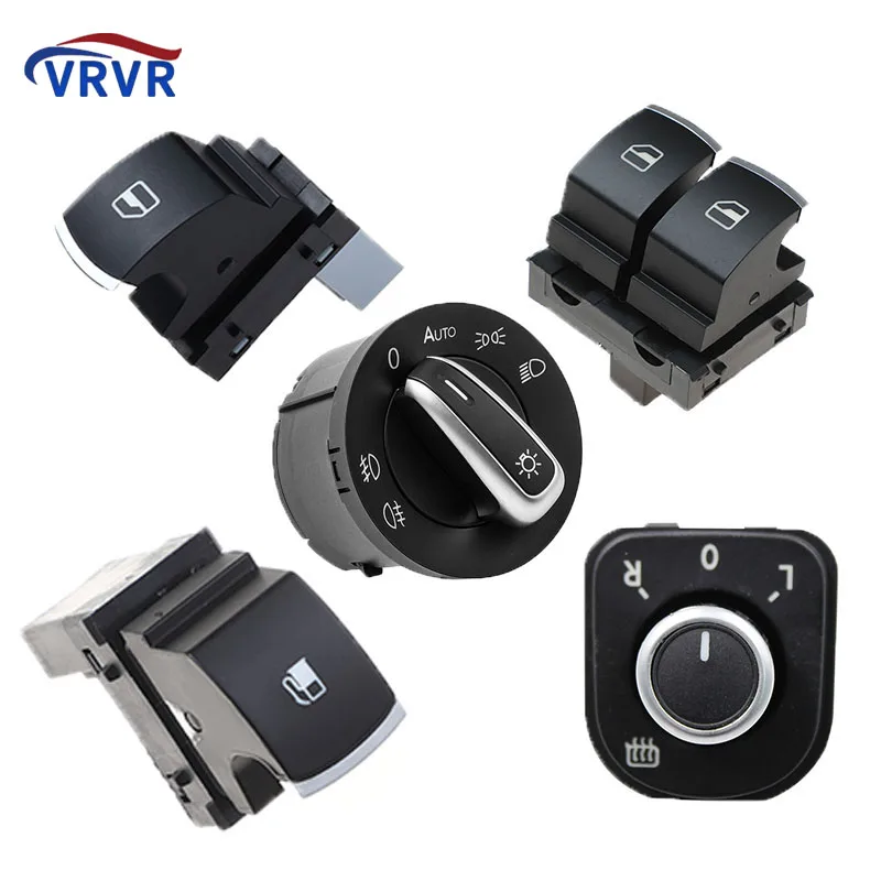 

Переключатель Стеклоподъемника 5ND959855 5K3959857 5ND959565B 1KD959833 5ND941431B для VW Eos Golf R32 GTI MK 5 6 V VI