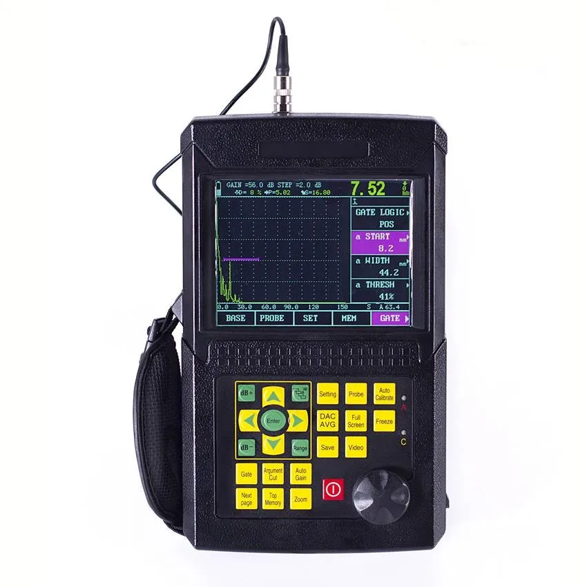 

Leeb510 Digital Ultrasonic Flaw Detector Position Scanning Range 0~6000mm Velocity Range 1000~11000