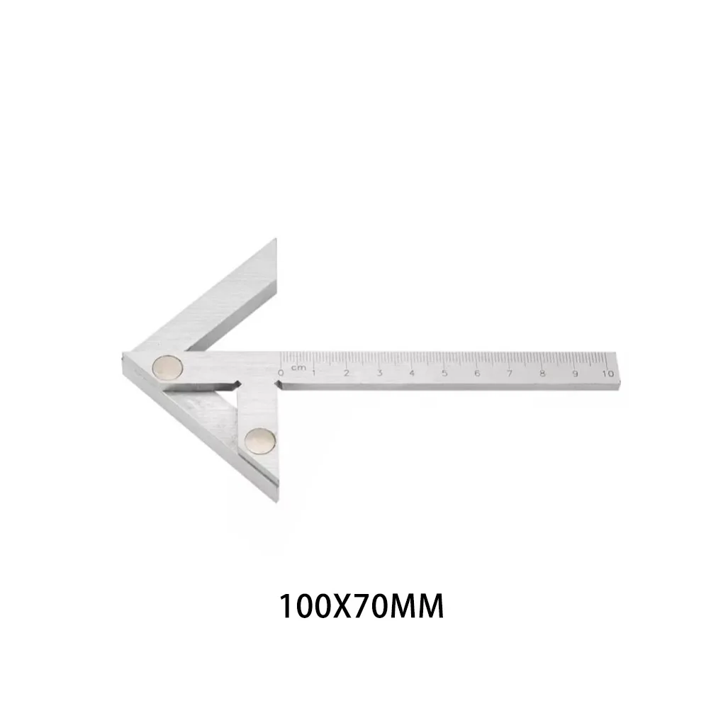 

Professional Carbon Steel Center Finders Line Gauge Accurate 45 90 Degree 0-10cm Ruler Scribe Square Woodworking